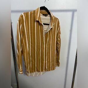 FOREVER 21 Striped Button Up | Size Medium